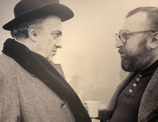 Federico Fellini und Sergio Leone